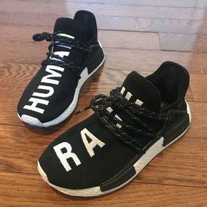 Pharrell x Adidas NMD Human Race Black Sneakers